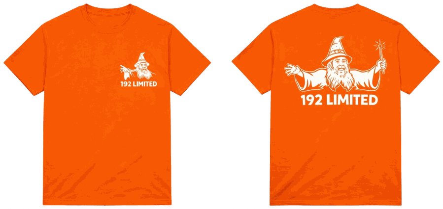 192 Limited Graphic Tee in orange